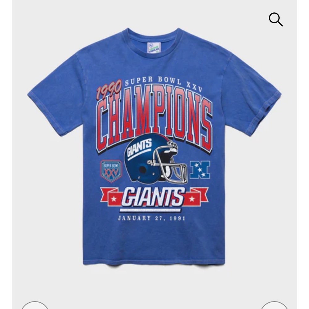 Vintage Blue Tee giants champions